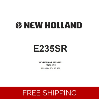NEW HOLLAND E235SR EXCAVATOR WORKSHOP SERVICE REPAIR MANUAL
